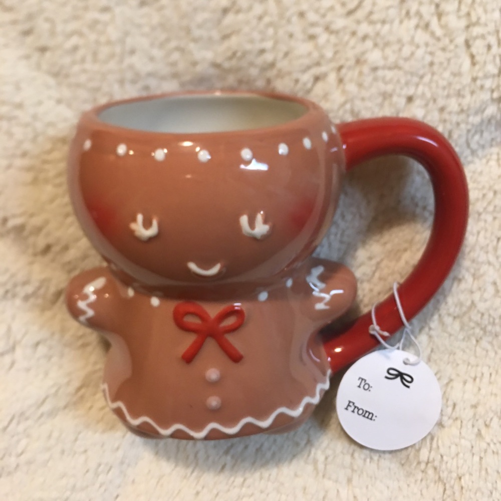 Target Bullseye Gingerbread Girl Mug NWT New